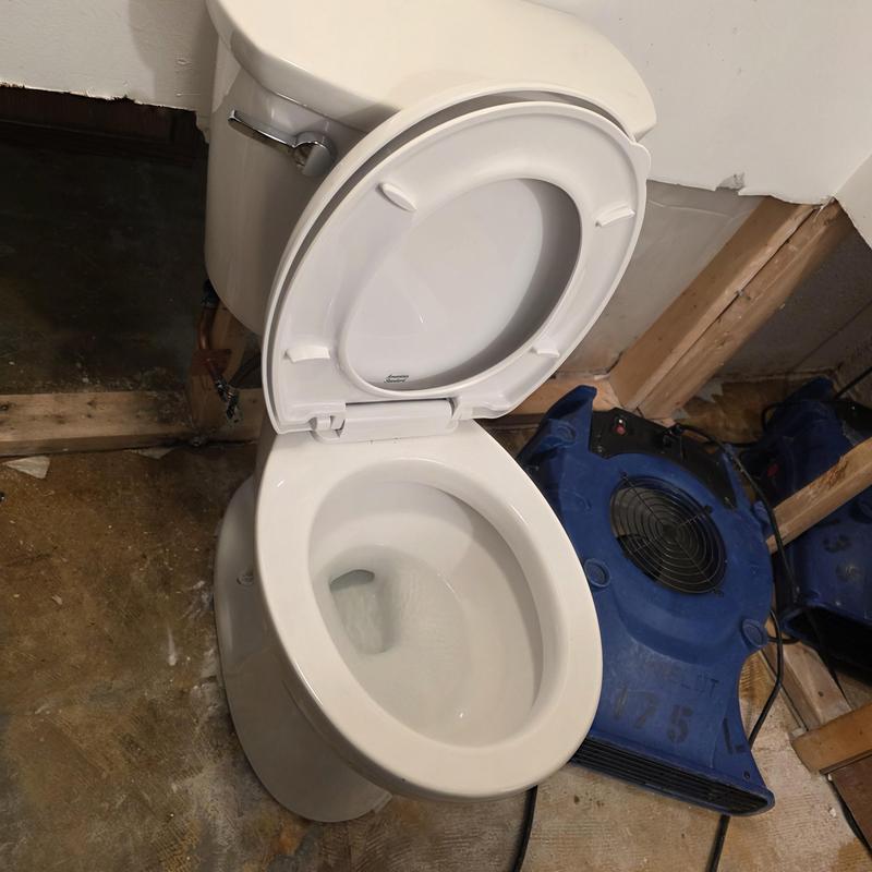 American Standard Cadet Pro toilet installation with PEX line