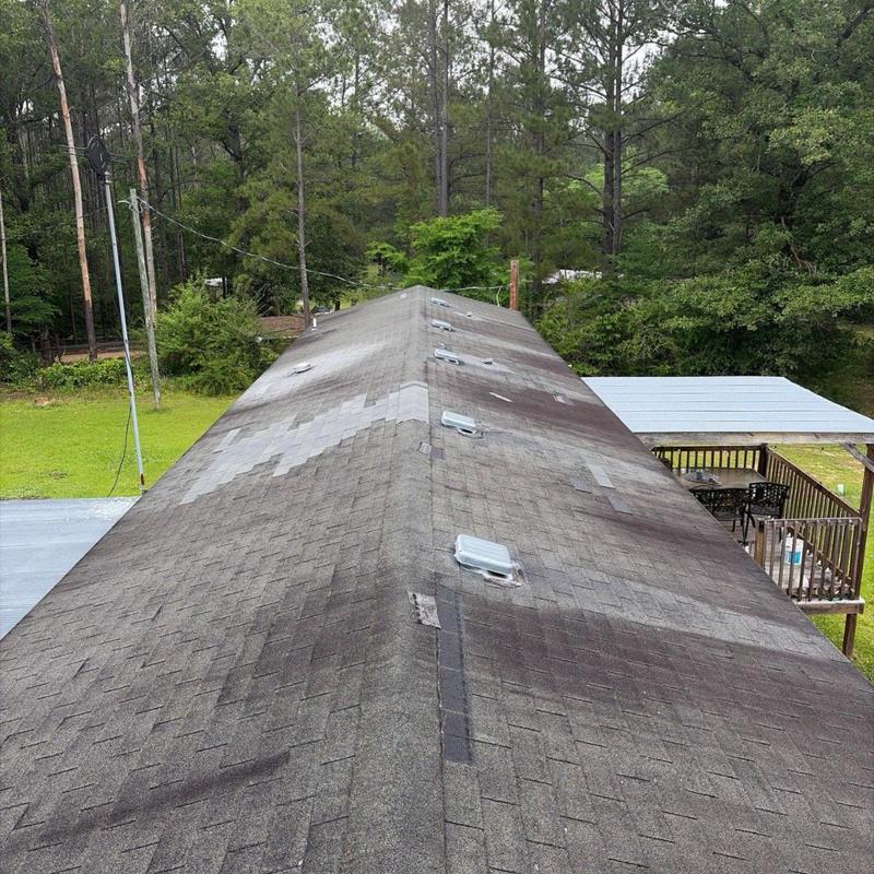 Asphalt shingle roof with storm damage inspection in Florence, MS