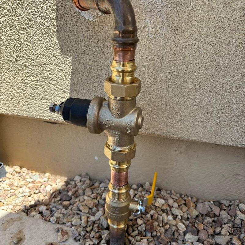 Pro press ball valve and pressure relief valve installation