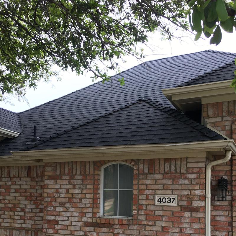 GAF Timberline laminated roof shingles in Charcoal
