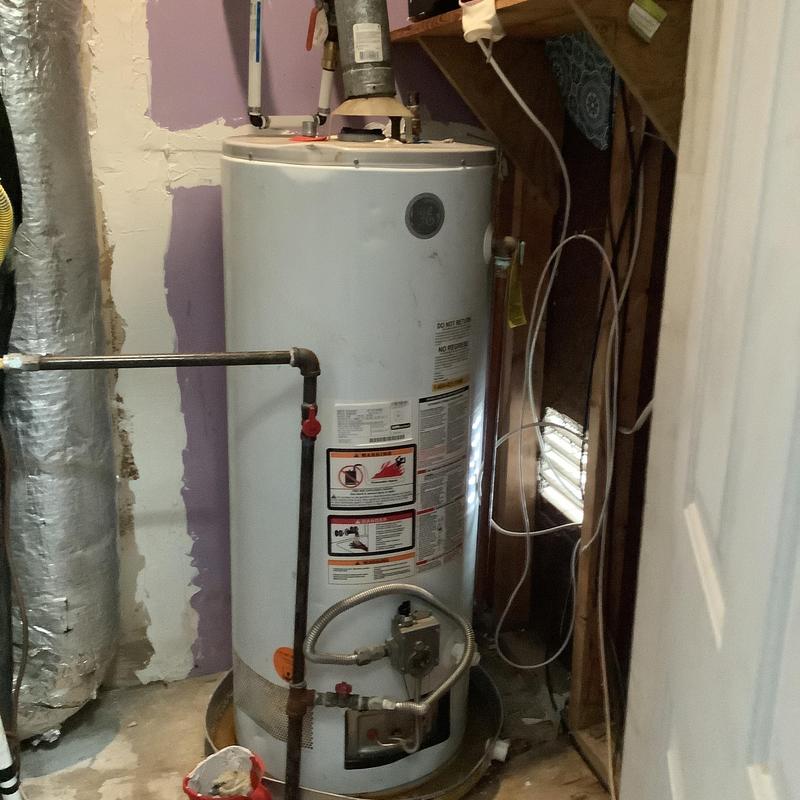 50-gallon State natural gas water heater installation 50-gallon State natural gas water heater installation