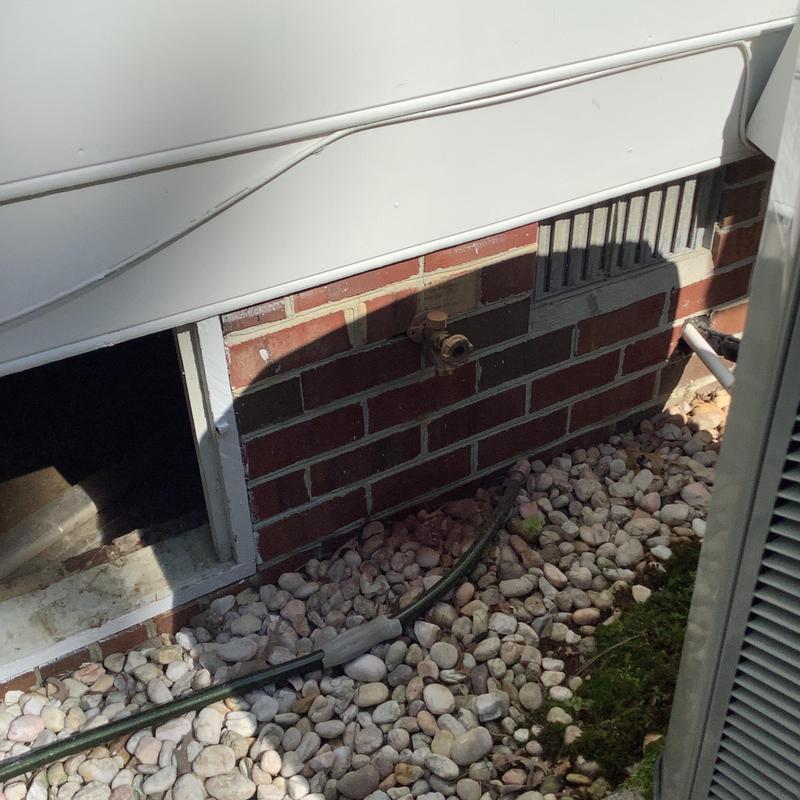 Woodford frost-proof hose bib on brick exterior wall Woodford frost-proof hose bib on brick exterior wall