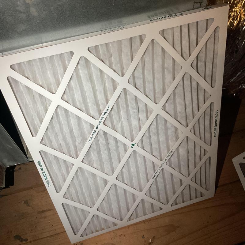 Air filter replacement for HVAC system maintenance
