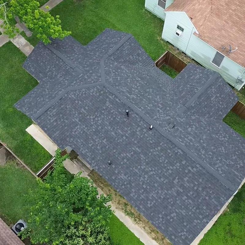 Owens Corning Onyx Black shingle roof replacement Baytown TX
