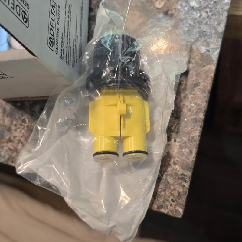Delta Ara tub filler valve cartridge stem in packaging