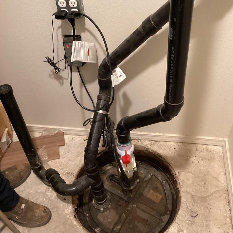 Liberty pump float cleaned and grease removed