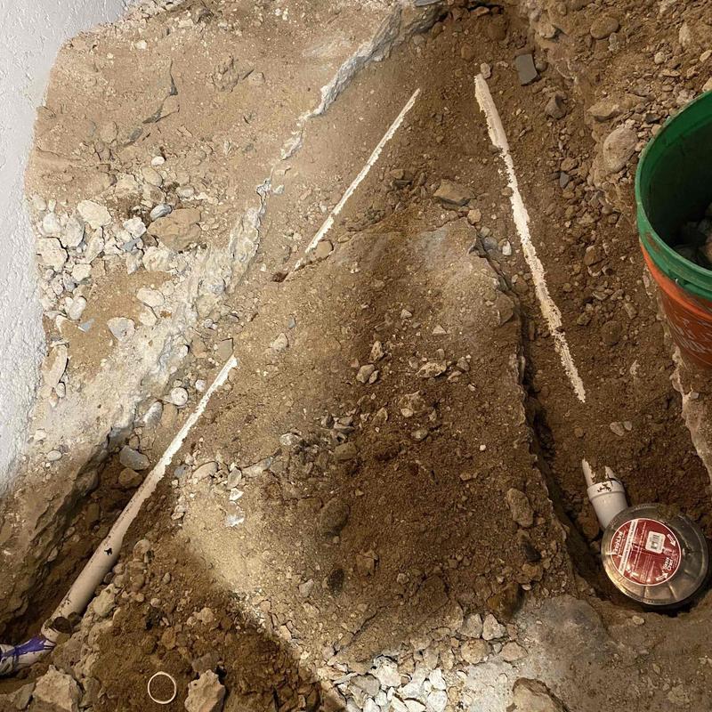 Cast iron branch line removal and PVC replacement