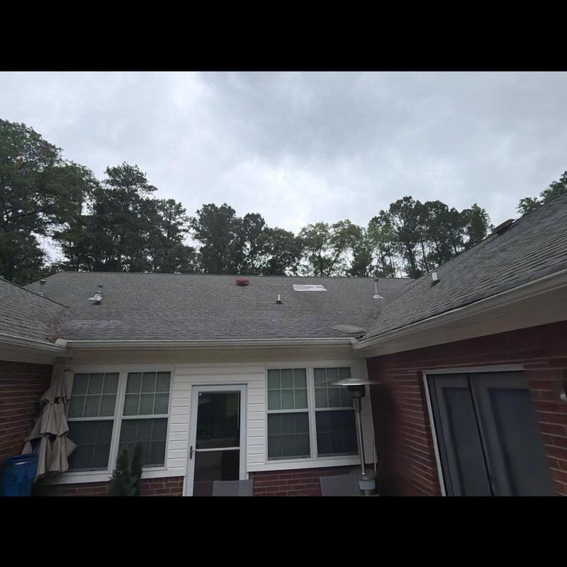 Asphalt shingle roof inspection for storm damage