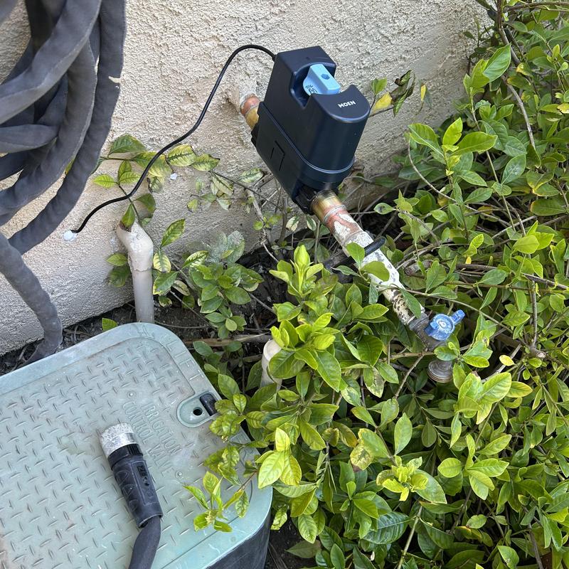 Moen Flo water monitor on main line installation