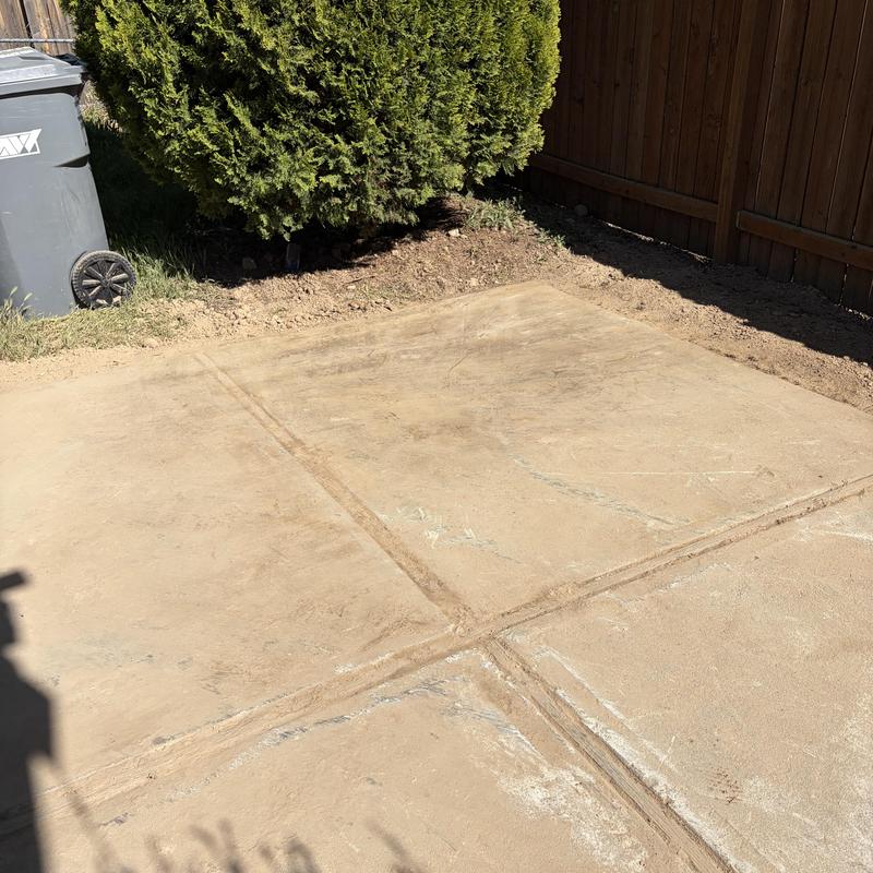 Sewer main trench backfilled with soil outdoors