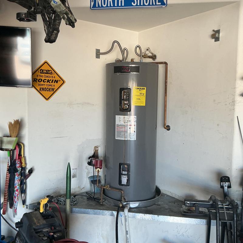 80 gallon electric water heater with repiped return line 80 gallon electric water heater with repiped return line