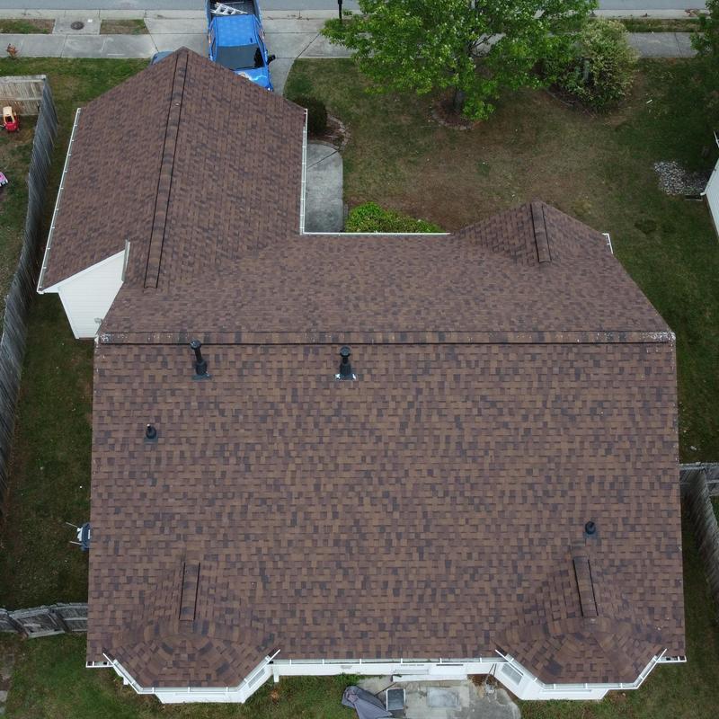 GAF Timberline HDZ architectural shingle roof installation