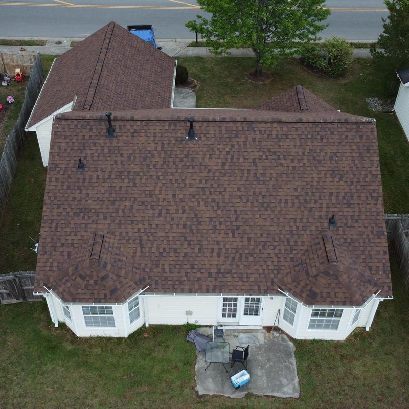 GAF Timberline HDZ architectural shingle roof installation