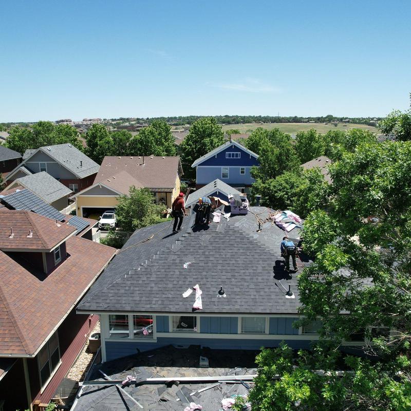 OC Duration Flex asphalt shingles installation on roof
