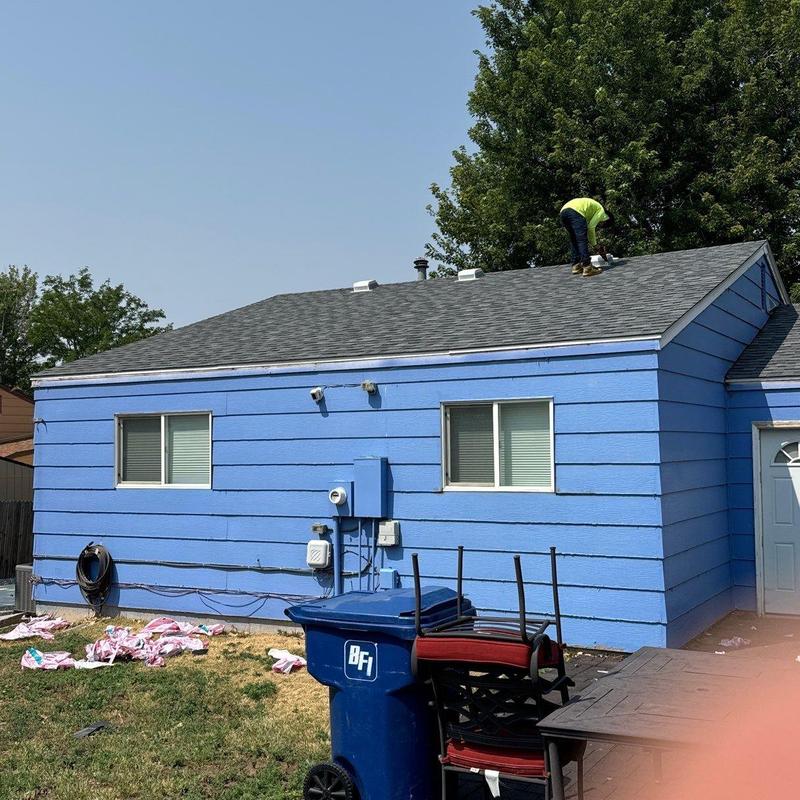 Asphalt roof with Class 4 IR shingles installation