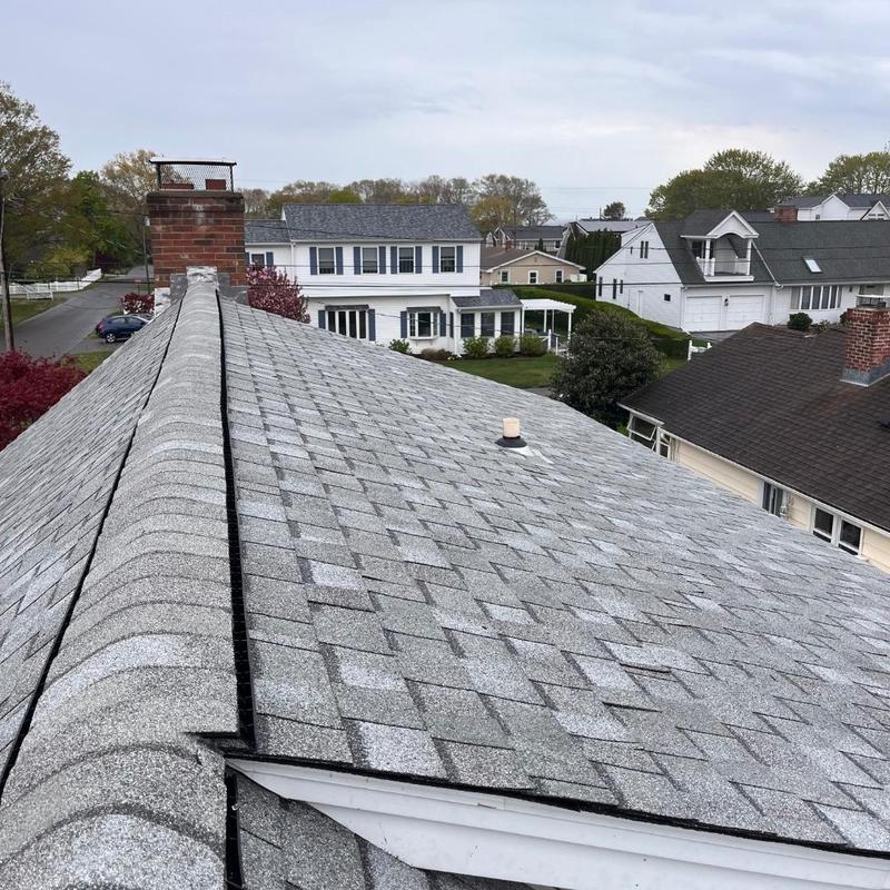 CertainTeed Landmark Pro roof shingles in Cobblestone gray