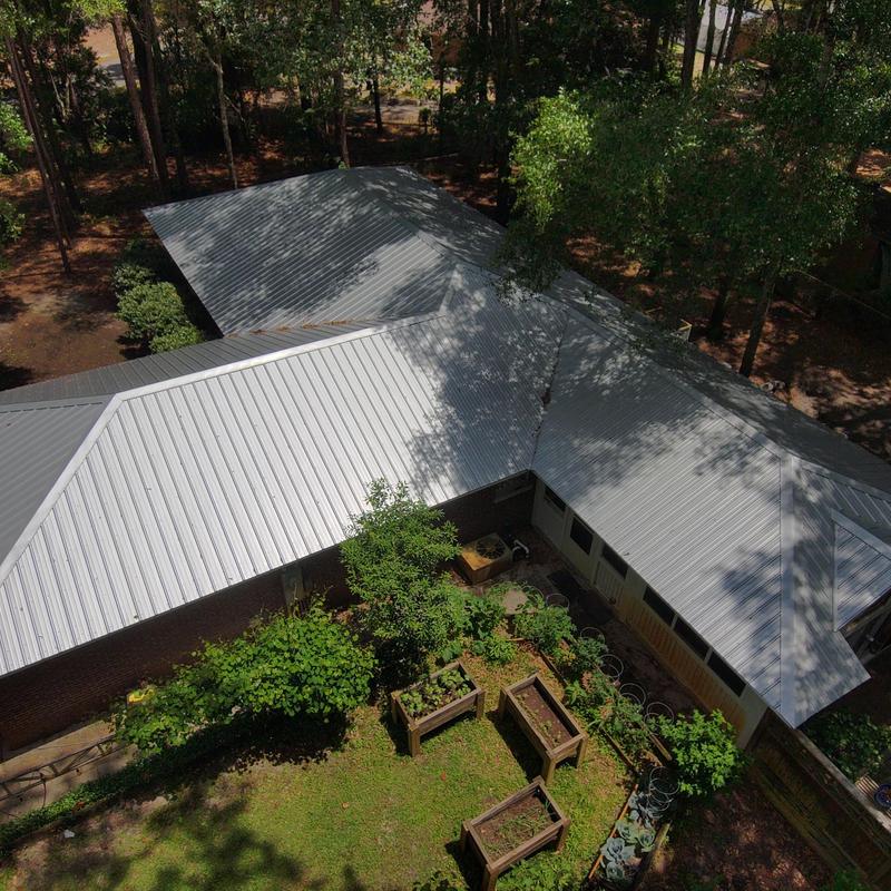 26 gauge metal roof installation on residential home 26 gauge metal roof installation on residential home