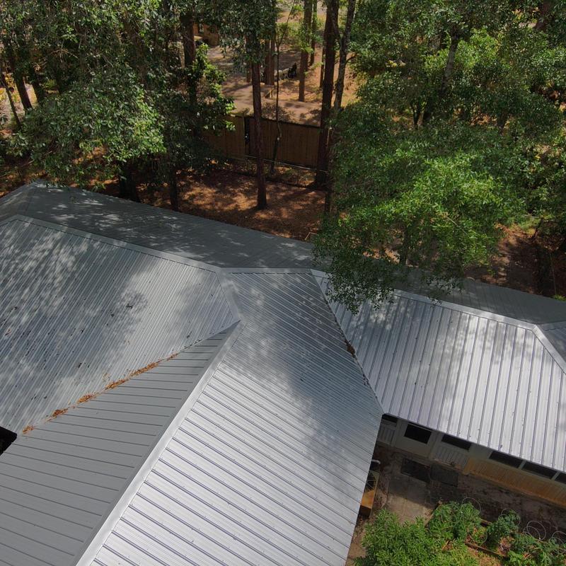 26 gauge metal roof installation on residential home 26 gauge metal roof installation on residential home