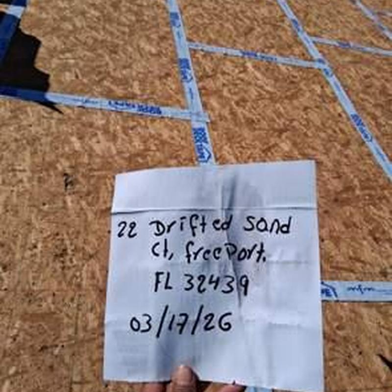 Seam tape secondary water barrier on roof deck Seam tape secondary water barrier on roof deck