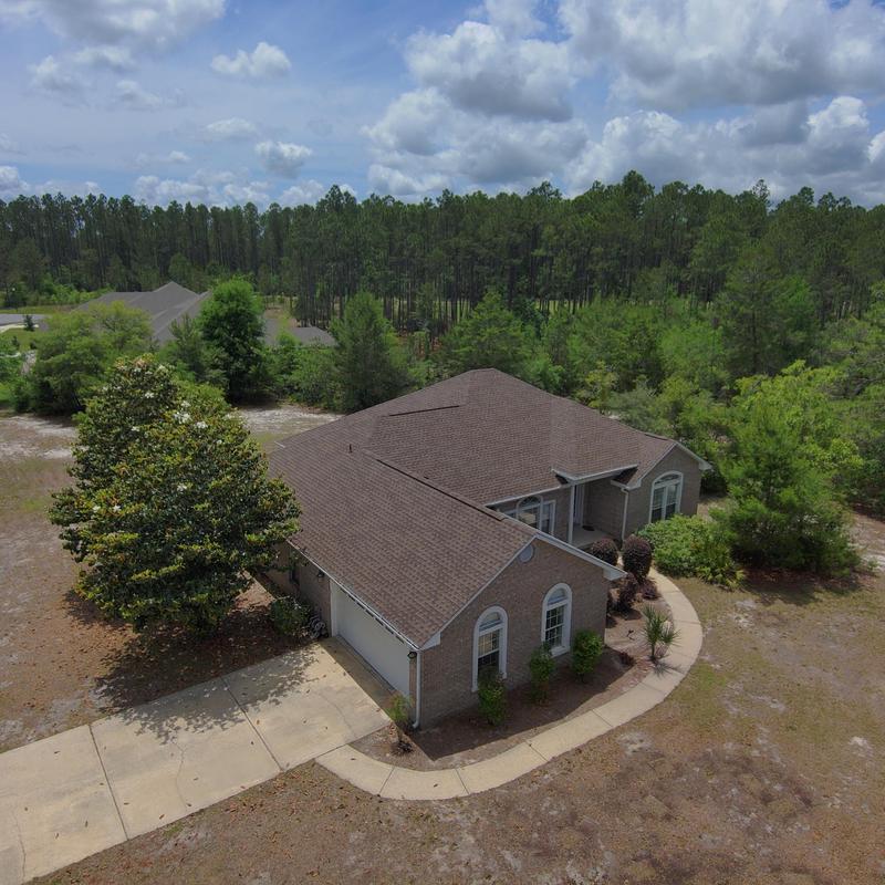 GAF Timberline HDZ shingle roof with reset gutters GAF Timberline HDZ shingle roof with reset gutters