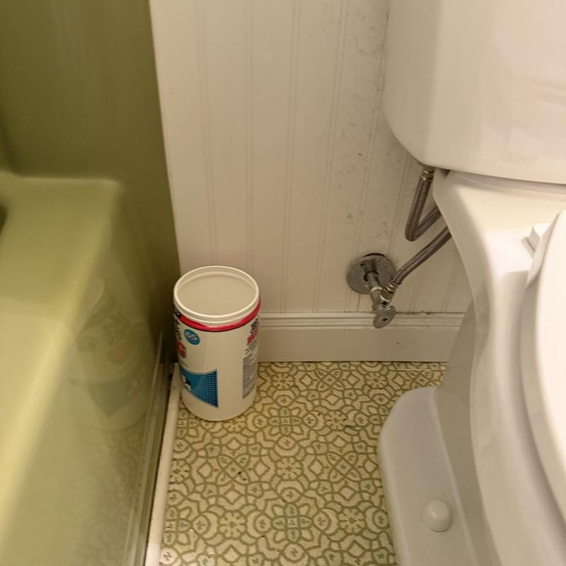 Gerber Elite toilet and water supply line installation Gerber Elite toilet and water supply line installation
