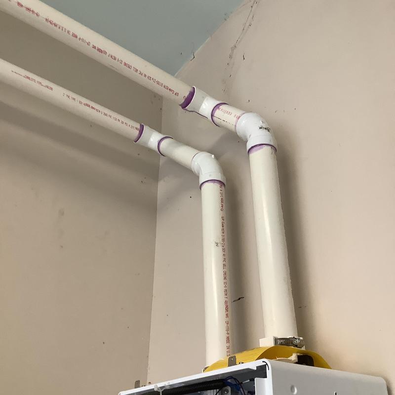 Navien tankless water heater vent piping installation Navien tankless water heater vent piping installation