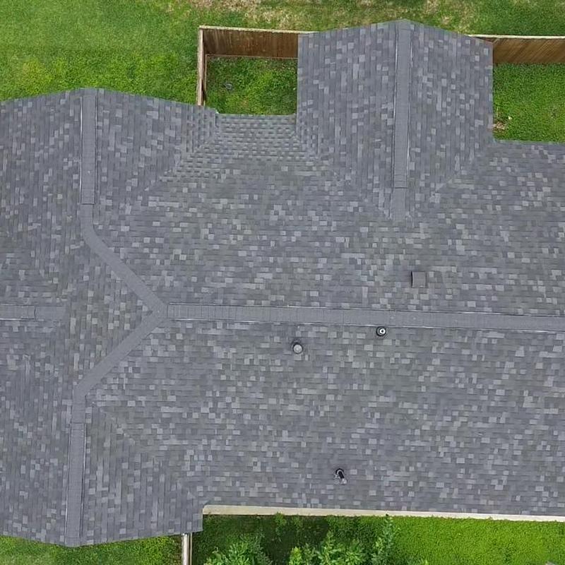 Owens Corning Onyx Black shingle roof replacement