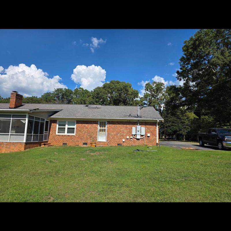 Roof shingles and pipe boots replacement on brick house Roof shingles and pipe boots replacement on brick house