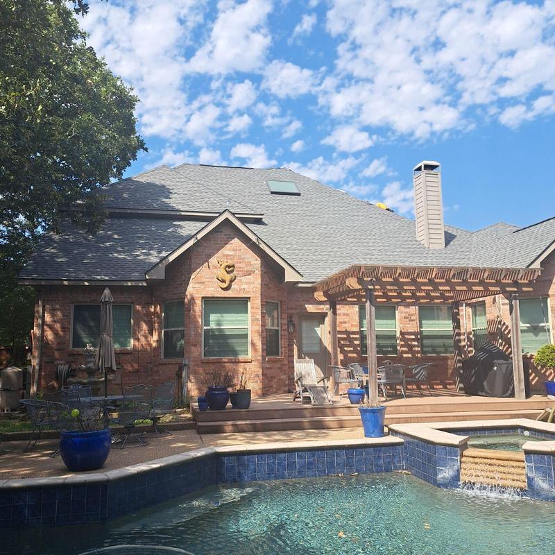 GAF ArmorShield II hail resistant roof with skylight