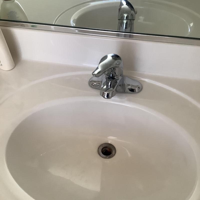 Delta single lever bathroom faucet and sink in Midlothian VA Delta single lever bathroom faucet and sink in Midlothian VA
