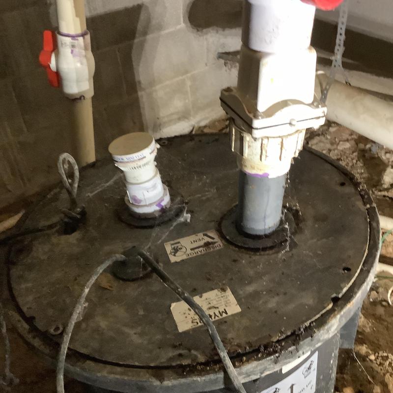 Zoeller sewage grinder pump installation in basement Zoeller sewage grinder pump installation in basement