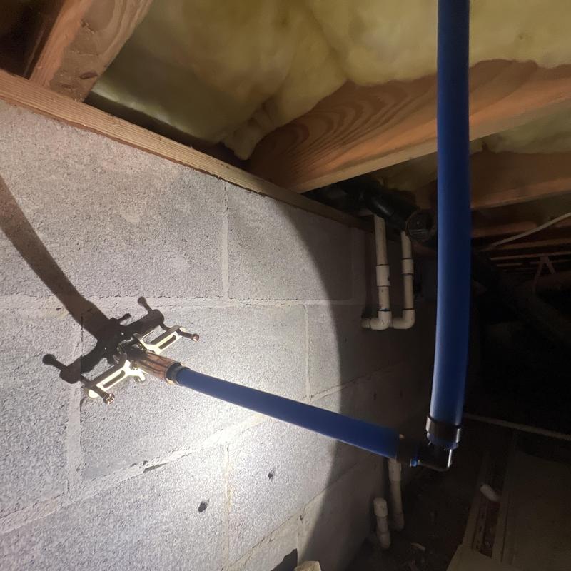 Woodford frost proof hose bib installation in basement Woodford frost proof hose bib installation in basement