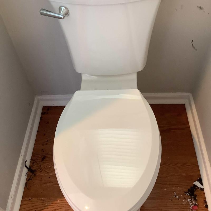 Kohler toilet with new flange installed in Richmond VA Kohler toilet with new flange installed in Richmond VA