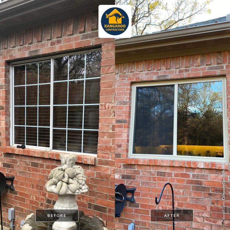 Vinyl window replacement with energy-efficient glass Vinyl window replacement with energy-efficient glass