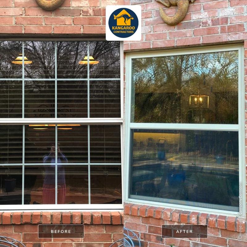 Energy-efficient vinyl windows replacement before and after Energy-efficient vinyl windows replacement before and after