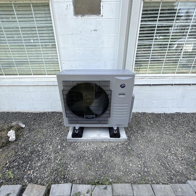 Friedrich ductless mini split outdoor unit installed Friedrich ductless mini split outdoor unit installed