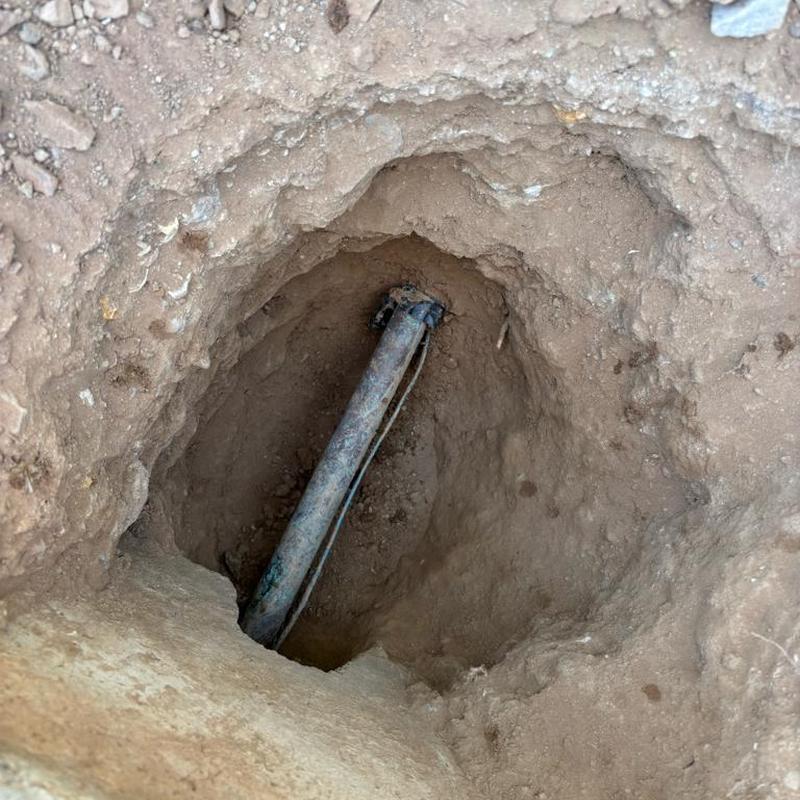 Pressure relief valve system in ground by water meter