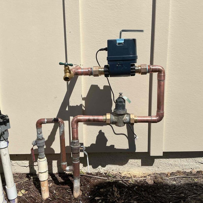 Moen Flo smart water shutoff device installation