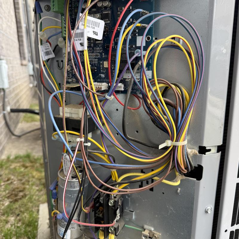 Samsung mini split air handler wiring and capacitor check outdoors Samsung mini split air handler wiring and capacitor check outdoors