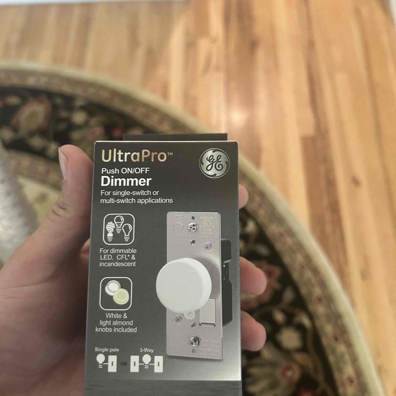 Dimmer switch installation with capped wires for future use