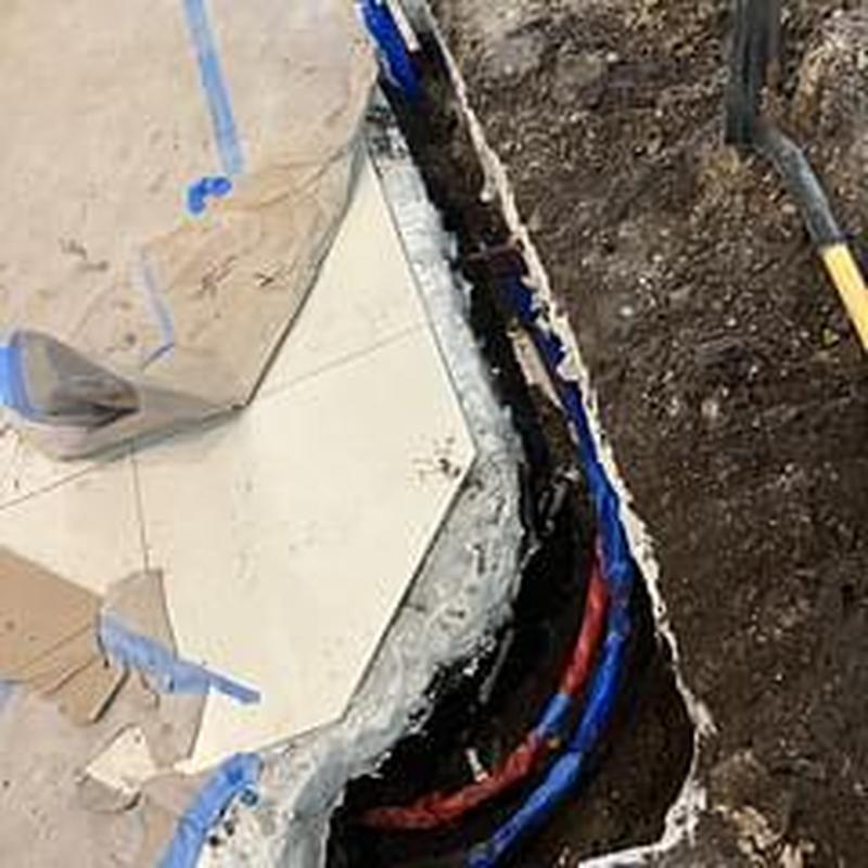 Upinor water lines and kitchen drain installation Upinor water lines and kitchen drain installation