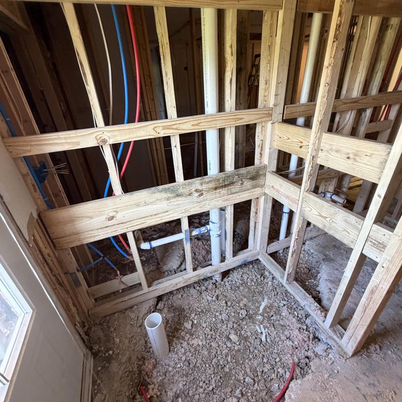 Shower wall blocking installation for ADA grab bars