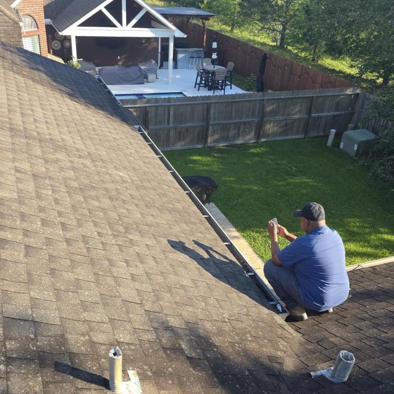 Asphalt shingle roof hail damage inspection Asphalt shingle roof hail damage inspection