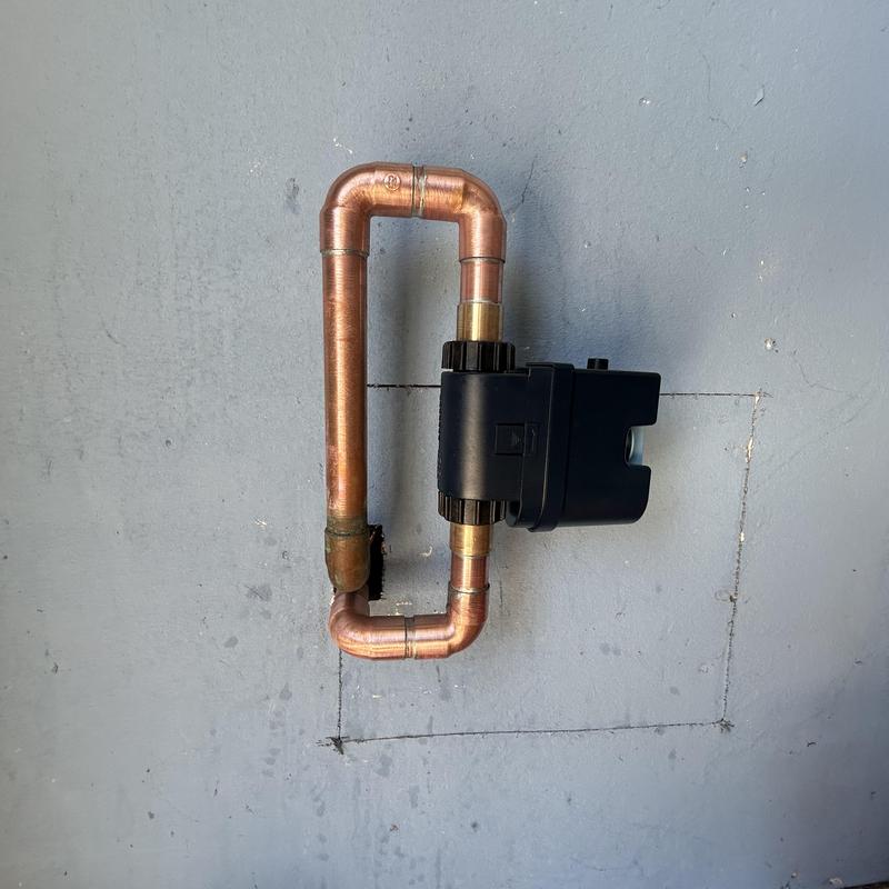 Moen Flo smart water shutoff valve installed