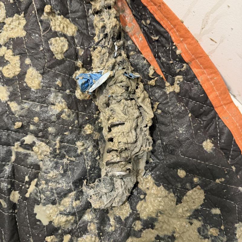 Jetting sewer hose with heavy debris buildup in Fairfield NJ Jetting sewer hose with heavy debris buildup in Fairfield NJ