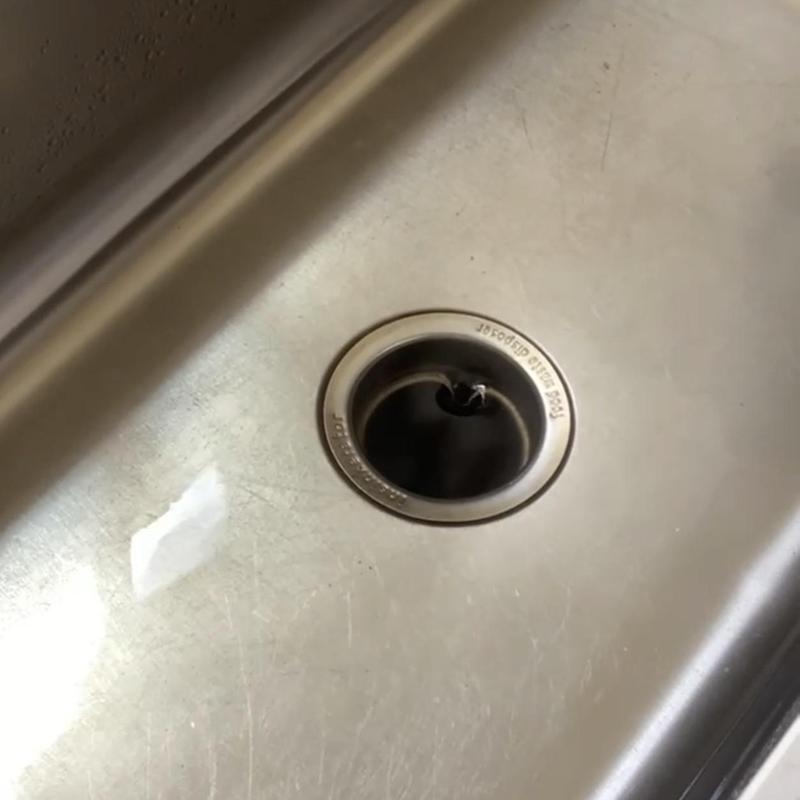 Kitchen sink galvanized drain line clog cleared Kitchen sink galvanized drain line clog cleared