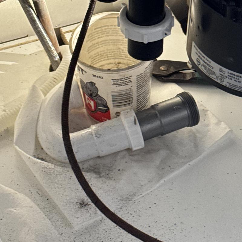 Kitchen sink drain pipe with clog removal tools Kitchen sink drain pipe with clog removal tools