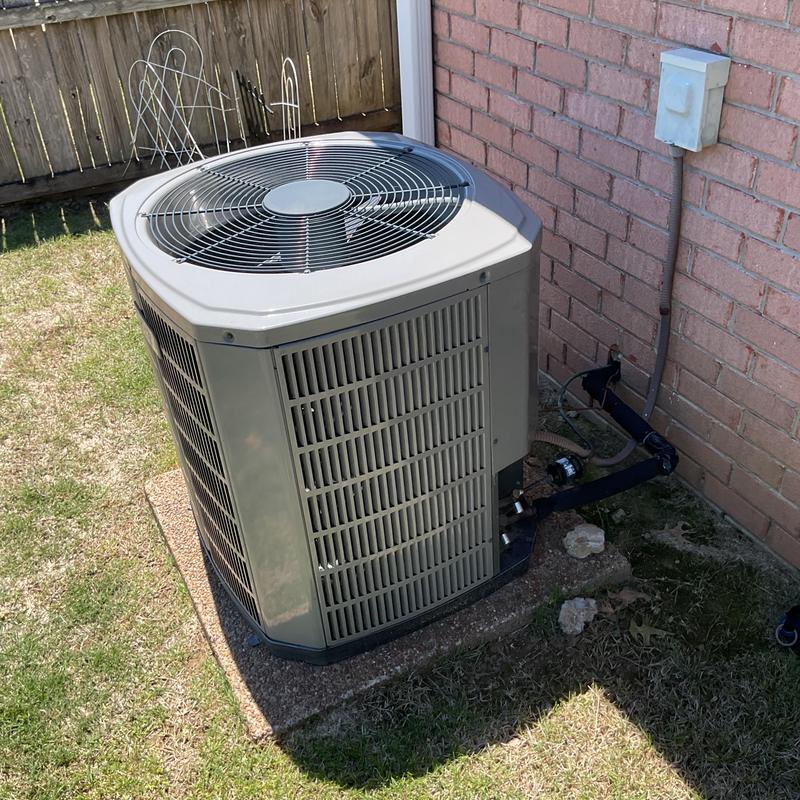 Outdoor air conditioning condenser unit with electrical box