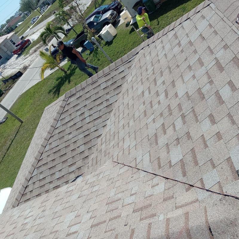 Owens Corning Duration shingle roof in Cape Coral FL Owens Corning Duration shingle roof in Cape Coral FL