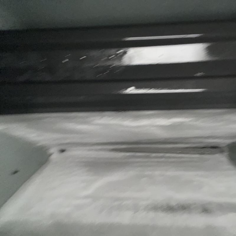 Air handler frozen coil with ice buildup